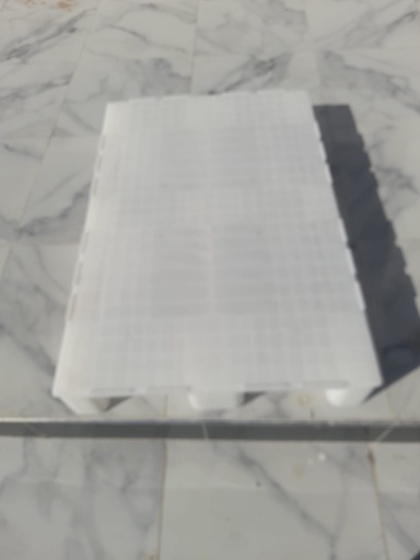 [PAL002-1] Palette  PS HDPE Alimentaire EURO  Surface Lisse 2 semelles